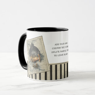 Steampunk lenkbarer Ballon-Fahrt Tasse