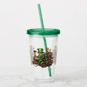 Steampunk Leprechaun Acryltrinkbecher (Links)