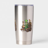 Steampunk Leprechaun Thermobecher (Rückseite)