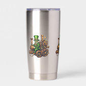 Steampunk Leprechaun Thermobecher (Vorderseite)