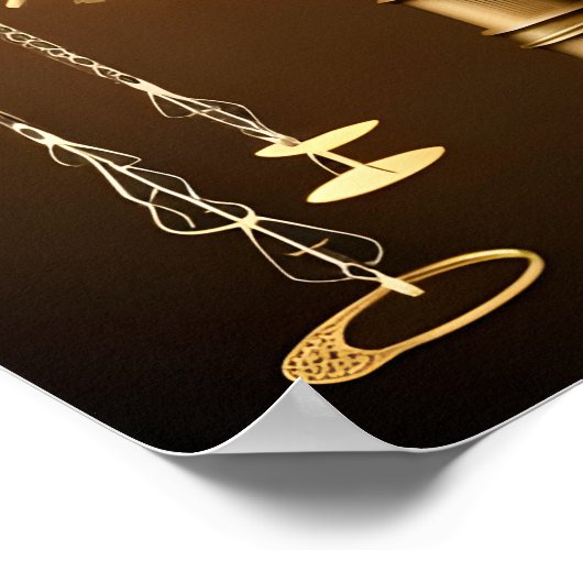 Steampunk Libra Poster (Ecke)