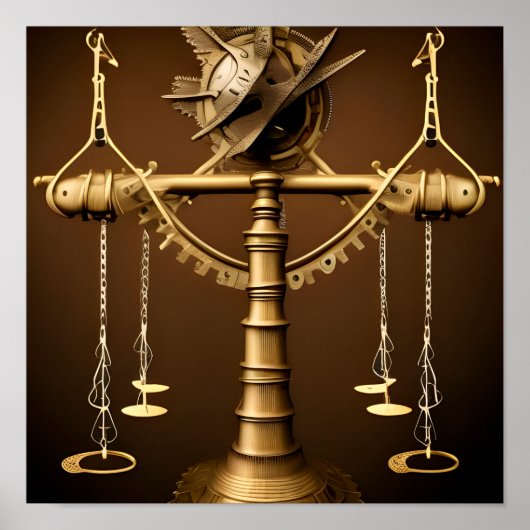 Steampunk Libra Poster (Vorne)