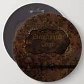 Steampunk-Liebe 2 Button (Vorne & Hinten)