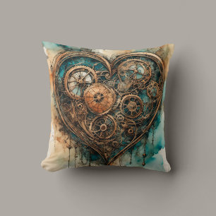 Steampunk-Liebe Kissen