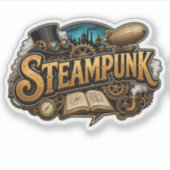 Steampunk-Liebhaber Aufkleber (Vorderseite)