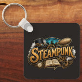 Steampunk-Liebhaber Schlüsselanhänger (Vorderseite)