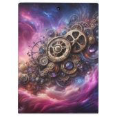 Steampunk, Lila und rosa Klemmbrett (Rückseite)