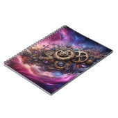 Steampunk, Lila und rosa Notizblock (Linke Seite)