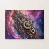 Steampunk, Lila und rosa Puzzle (Horizontal)