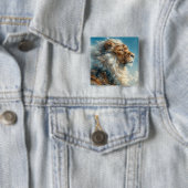 Steampunk Lion Button (Beispiel)