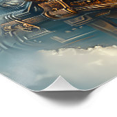 Steampunk Lion Poster (Ecke)