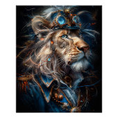 Steampunk Lion Poster (Vorderseite)