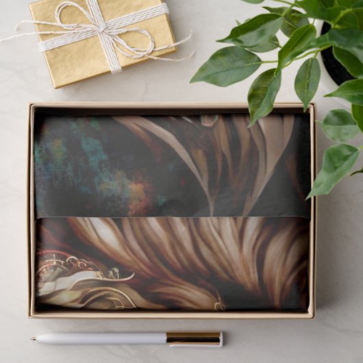 Steampunk Lion Seidenpapier (Geschenk)