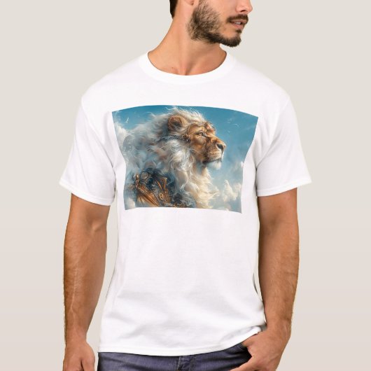 Steampunk Lion T-Shirt (Vorderseite)