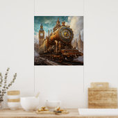 Steampunk London Poster (Küche)