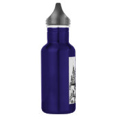 Steampunk Lufthaus durch Albert Robida Trinkflasche (Links)