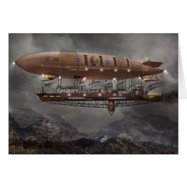 Steampunk - Luftschiff - Airship Maximus (Vorderseite (Horizontal))