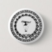 Steampunk-Luftschiff Blimp Button (Vorderseite)