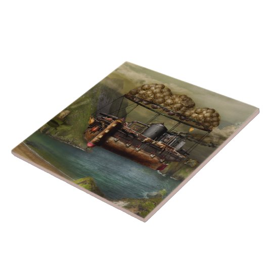 Steampunk - Luftschiff - Die ursprüngliche Noah's Fliese (Seite)