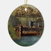 Steampunk - Luftschiff - Die ursprüngliche Noah's Keramikornament (Links)