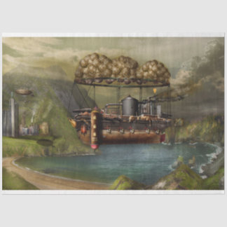 Steampunk - Luftschiff - Die ursprüngliche Noah's Seidenpapier