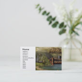 Steampunk - Luftschiff - Die ursprüngliche Noah's Visitenkarte (Stehend Vorderseite)