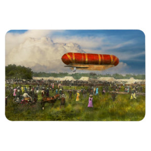 Steampunk - Luftschiff - Start der Nulli Secundus  Magnet