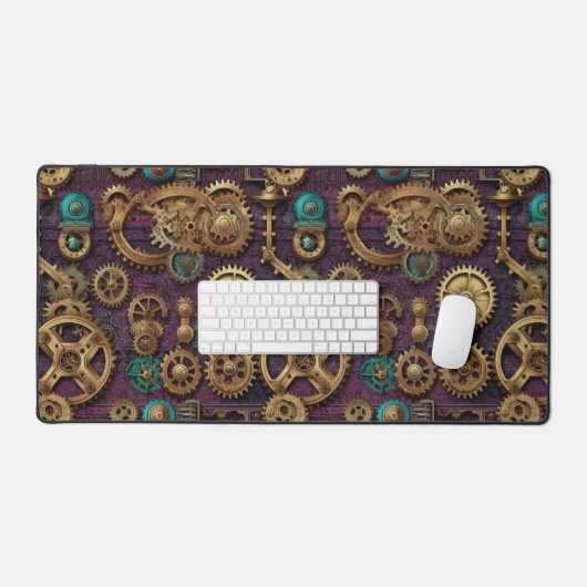 Steampunk Machinery Desk Mat Schreibtischunterlage (Tastatur & Maus)