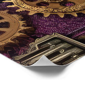 Steampunk Machinery Poster (Ecke)