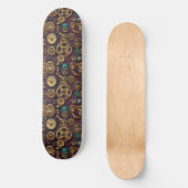 Steampunk Machinery Skateboard (Vorderseite)