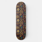 Steampunk Machinery Skateboard (Vorderseite)