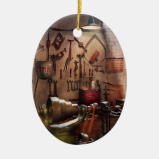 Steampunk - Machinist - Die Erfinderwerkstatt Keramikornament
