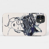 Steampunk Mädchen Case-Mate iPhone Hülle (Rückseite (Horizontal))