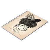 Steampunk Mädchen Notizblock (Linke Seite)