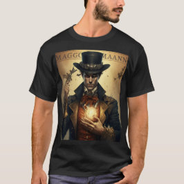 Steampunk Magician Tarot Card T-Shirt