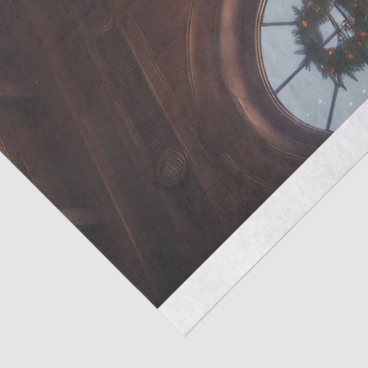 Steampunk magnanimous Christmas tree family room Seidenpapier (Ausschnitt)