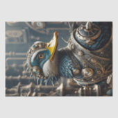 Steampunk Mallard Duck - Decoupage- Seidenpapier (Vorderseite)