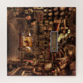 Steampunk~Man Höhle~Gages~Meters~Pipes~ Puzzle (Horizontal)