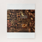Steampunk~Man Höhle~Gages~Meters~Pipes~ Puzzle (Vertikal)