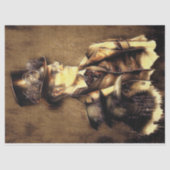 Steampunk Man mit Raven Decoupage Paper Seidenpapier (Vorderseite)