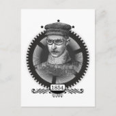 Steampunk Man Postcard Postkarte (Vorderseite)