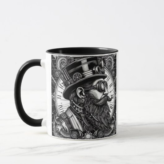 Steampunk Man Tasse (Links)