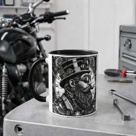 Steampunk Man Tasse