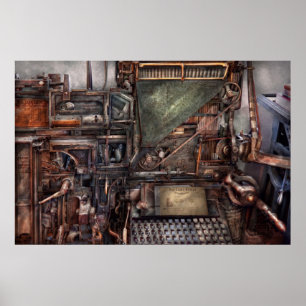 Steampunk - Maschine - Alle Glocken und Pfeifen Poster