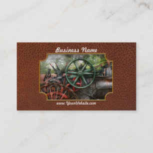Steampunk - Maschine - Transport der Zukunft Visitenkarte