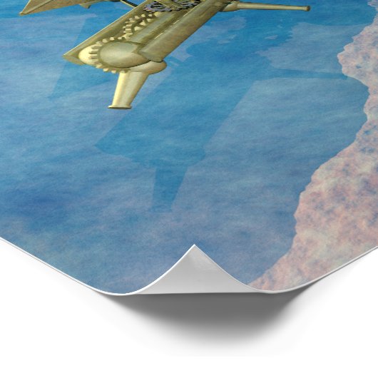 Steampunk-Maschinen Poster (Ecke)