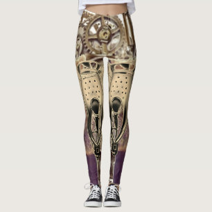 Steampunk Maschinen-Rüstung Leggings