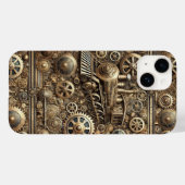 Steampunk-Maschinenwelt Case-Mate iPhone Hülle (Rückseite (Horizontal))