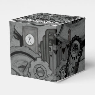Steampunk Maschinerie (einfarbig) Geschenkschachtel