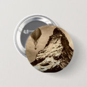 Steampunk Matterhorn Button (Vorne & Hinten)